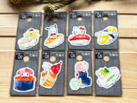 Sanrio x Sushi Clear sticker (small) / KEROKEROKEROPPI