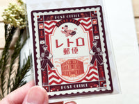 ob1toy "Fantasy Retro Shopping Street" big sticker / Post