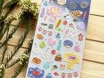 Traditional Japanese Summer Collection sheet of Washi Sticker - Summer Festival