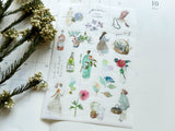 Pion Sheet of Stickers / Green