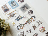 Dayan the Wachifield Cat Masking Sheet of Stickers