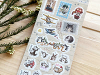 Dayan the Wachifield Cat Masking Sheet of Stickers