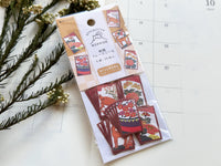 Traditional Japanese Flake Stickers / Hanafuda