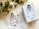 Ranmyu Original Stamp / Flower Girl