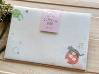 Traditional Japanese Letter Pad / Envelopes - Cat