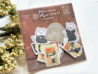 Furukawa Mino Paper Flake Stickers / Museum Animals