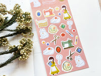 Furukawa Foil-stamped Sheet of Stickers / Glittering