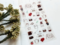 Furukawa x Kalita Sheet of Stickers / After Lunch (Bear)