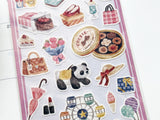 "Nostalgia" Sheet of Stickers / Department Store