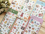 "Nostalgia" Sheet of Stickers / Department Store