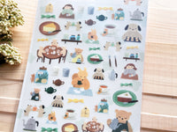 Mariko Fukuoka Sheet of Stickers / Tea Time