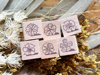 Kurukynki MINI FLOWER Stamp Set