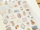 "Lampo Mini" Sheet of Stickers / Starry Sky Bear