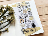 "Serene Story" Sheet of Stickers / Zinnia