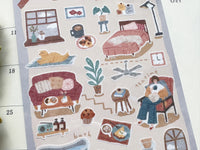 "My Home" Sheet of Stickers / Snack Time