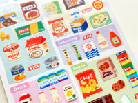 Sheet of Stickers - Supermarket