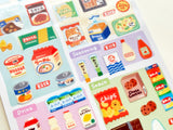 Sheet of Stickers - Supermarket