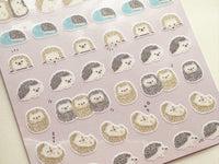 Hedgehog Sheet of Stickers