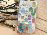 Bande Japanese Washi Masking Roll Stickers - Cute Houses