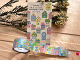 Bande Japanese Washi Masking Roll Stickers - Cute Houses