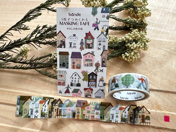 Bande Japanese Washi Masking Roll Stickers - Beautiful Street