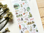 Warble Sheet of Stickers - Green