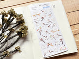 Cherish Sheet of Stickers /  Long-tailed Tit