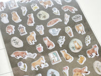 Quiet Life Mini Sheet of Stickers / Fox