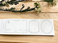 Letterpress Label Book / Plant Classification Label