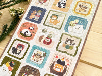 Traditional Japanese Sheet of Sticker / Animals