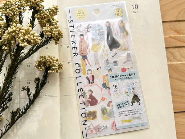 Midori Sheet of Sticker Set - Fashion