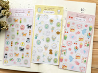 Furukawa Clear Sheet of Stickers / Shiba & Sakura