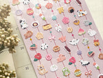 Sheet of Stickers /  Japanese Lucky Charms