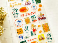 Furukawa x ob1toy Clear Sheet of Stickers / Confectionery