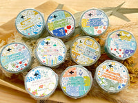 Seitousya Japanese Washi Masking Tape - Flower Patchwork