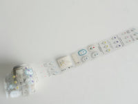 YOHAKU Transparent PET Roll Stickers / P-009 Garden (ガーデン)