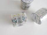 YOHAKU Transparent PET Roll Stickers / P-009 Garden (ガーデン)