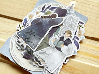 Q-Lia "Mignon Fille" Flake Stickers / Moon