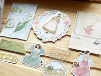 Q-Lia "Mignon Fille" Flake Stickers / Picnic