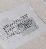 Lin Chia Ning Receipt Stamp / Mini Receipt L