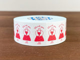 "Marle" Label Stickers - Red