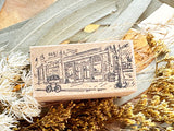 Sirusu Rubber Stamp / Landscape with Bicycles