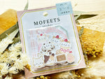 Q-Lia MOFEETS Flake Stickers / Seal bits - Cat