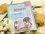 Q-Lia MOFEETS Flake Stickers / Seal bits - Dog