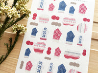 nonco hanco Washi Masking Sticker Sheet - Mitten