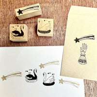 Kinotorico Original Wooden Rubber Stamp / Twinkle Star