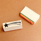 Kinotorico Original Wooden Rubber Stamp / Twinkle Star