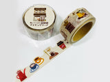 Japanese Die-Cut Washi Masking Tapes / 18mm Shopping Street Series