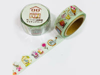 Japanese Die-Cut Washi Masking Tapes / 18mm Shopping Street Series