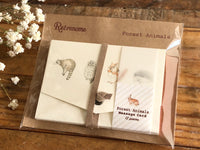 Picture Book Style Message Cards with a Case / Forrest Animals